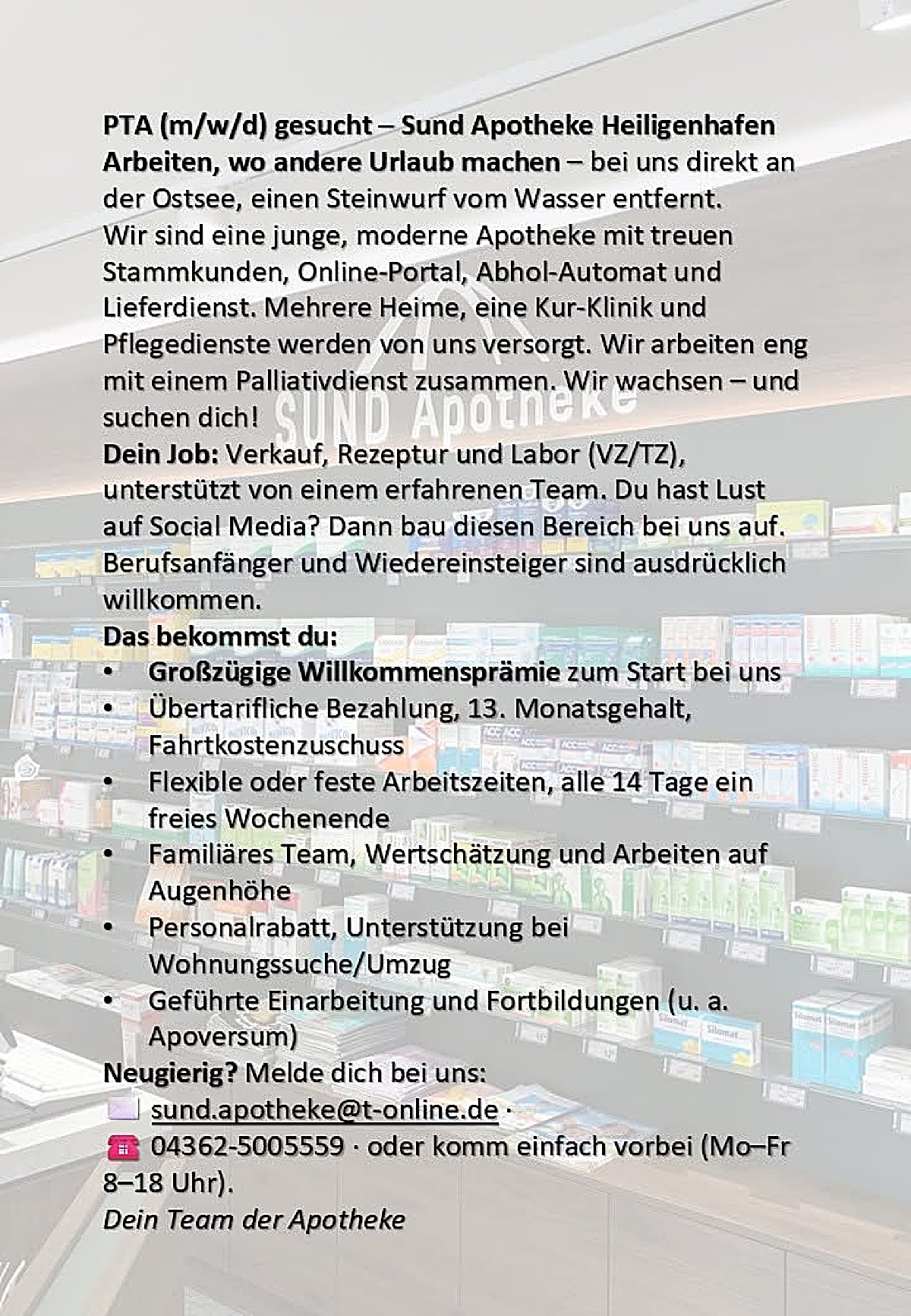 PTA-Stellenofferte